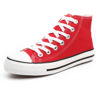 Venta Al Mayoreo Zapatos De Lona Talón Alto Sin Marca Para Hombre Y Mujer