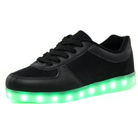 Closeout Wholesale Unisex LED Shoes USB Charging Flashing Sneakers