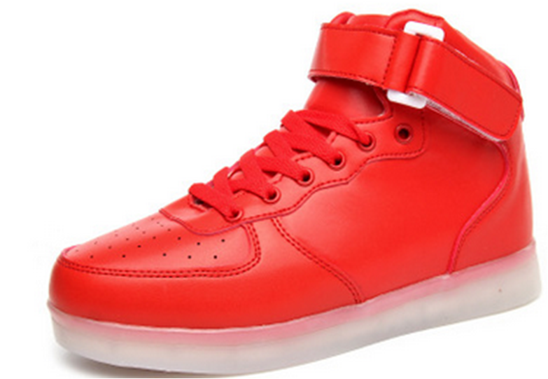 Closeout Wholesale Unisex LED Shoes USB Charging Flashing Sneakers