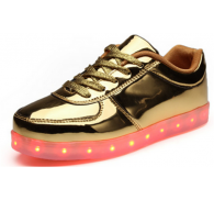 Hot Sale Overstock 25-45# Leisure Led Flat Sports Shoes With Light