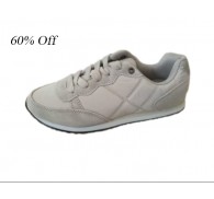 Closeout Grey Suede and Nylon Women Sports Shoes Stocklots