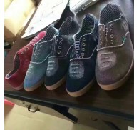 Canvas and Rubber Overstock Liquidation Wholesale Canvas Men Shoes