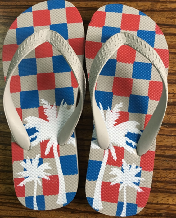 Closeout Black Grey Rubber Flip Flops Slippers For Men And Women
