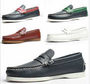 Closeout Mens Genuine Leather Branded Boat Casual Shoes