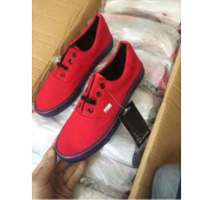 Overstock Mens Red and Blue Brand Canvas Shoes At Lowest Price