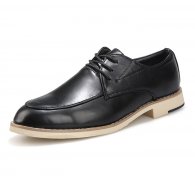 Closeout Black Brown Business PU Leather Shoe Excess Stock For Man
