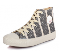 cheap wholesale stock women shoes latest girls canvas high top shoe