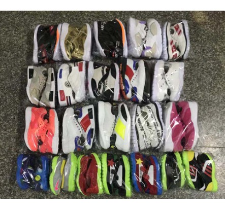 Children Sport Shoes Mix Export Surplus Stock Cheap Sale