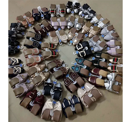 Stock Wholesale PU Shoe Cheap Ladies Shoes Made In China