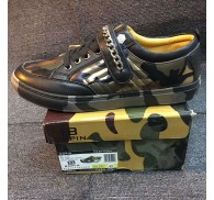 Fashion Skateboard Shoe Stock Man Camo Shoes Wholesale Liquidation