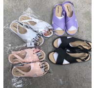 Flat Ladies Sandals Shoes Export Surplus Stock