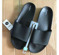 Black Slipper Shoe Stock Wholesale For Man