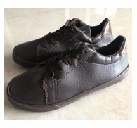 Black PU Shoe Stock Wholesaled Cheap MarketSize For Man And Woman