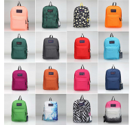 Stock Lot Backpack Unisex Travel Work School Backpacks Inventory Popular Brand