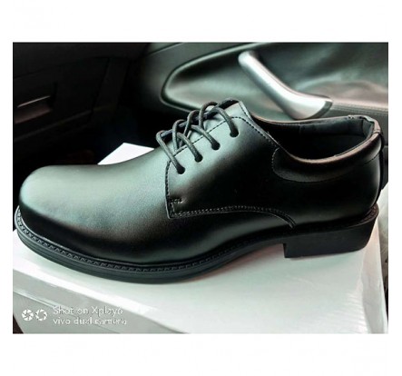Wholesale Men Black PU Leather Shoes Business Casual Style Stocklots