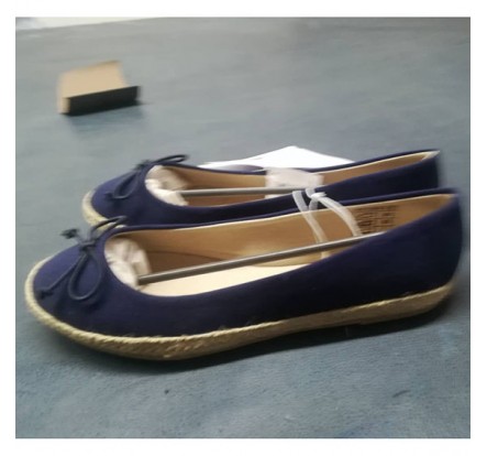 Navy blue Flat Lady Shoe Chinese Ladies Shoes Exoprt Stock Lots