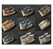 Genuine Leather Branded Casual Shoe Wholesale Closeout