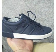 Man Casual Fashion Skate Shoes Navy Board-shoe Export Stock