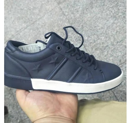 Man Casual Fashion Skate Shoes Navy Board-shoe Export Stock