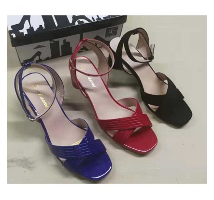 Block Heel Sandal Woman  Shoe Stock Liquidation