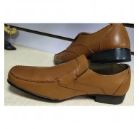 Mens Brown PU Dress Shoes Yiwu Stock Market Supplier