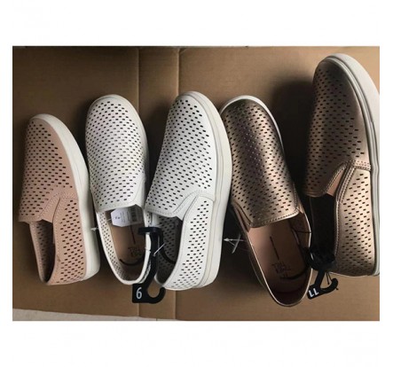 Woman Perferated Shoes Shelf Pulls Overstock Slip-on Stylish