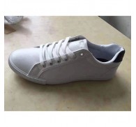 Ladies White Color PU Shoe Stock