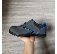 Quality Oil Resistant Safety Footwear Grey Shoes Stock For Adult