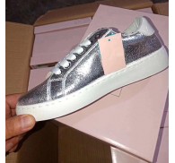 Ladi Fashion Board Shoe Glitter Sneaker Stock Liquidation