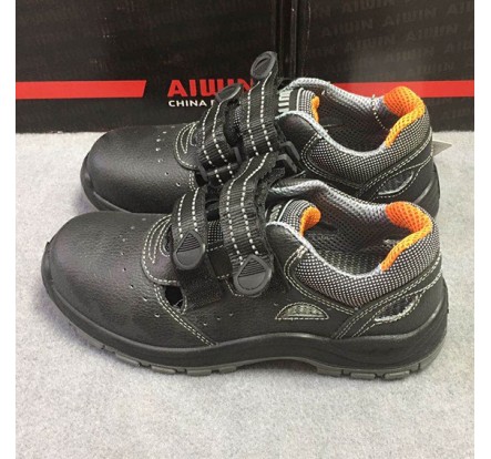 Black Safety Shoes China Shoe Unsold Stock Unisex