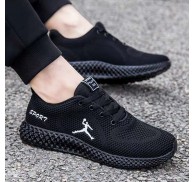 China Shoes Unbrand Stock Black Sport Shoe Unisex