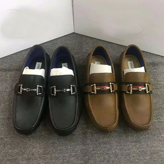 genuine leather loafer shoes for men