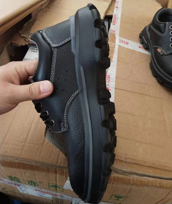 steel toe man shoe