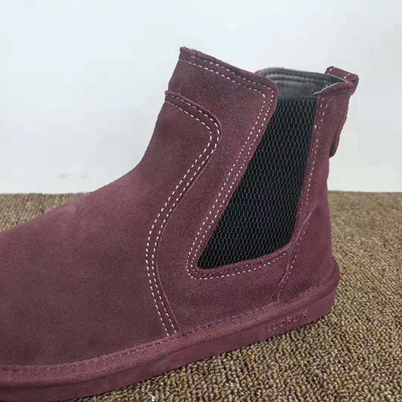 suede leather boot